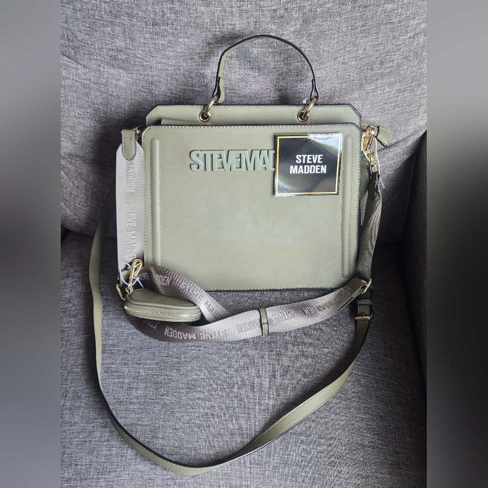 Steve Madden Bevelyn Bag Olive Green Handbag Tik Tok Viral!